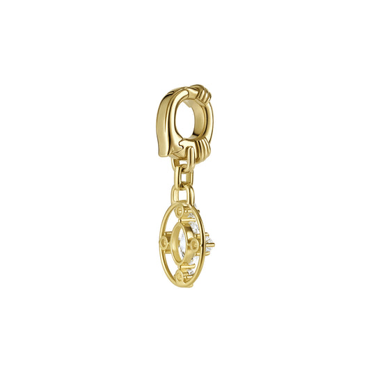 Old Mine Cut Diamond Quatrefoil Pendant