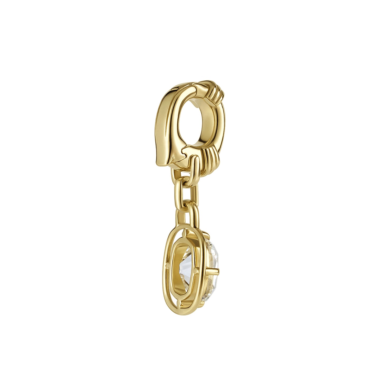 Old Mine Cut Diamond Pendant