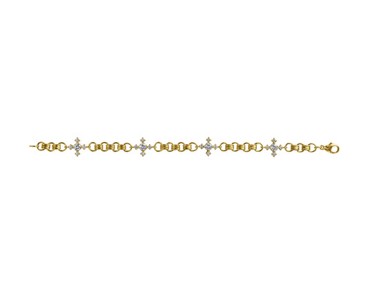 Diamond Quatrefoil Bracelet