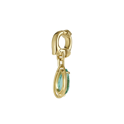 Pear Cut Emerald Pendant