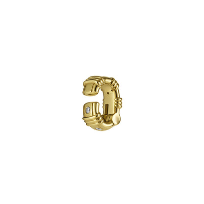 Diamond Noeud Ear Cuff