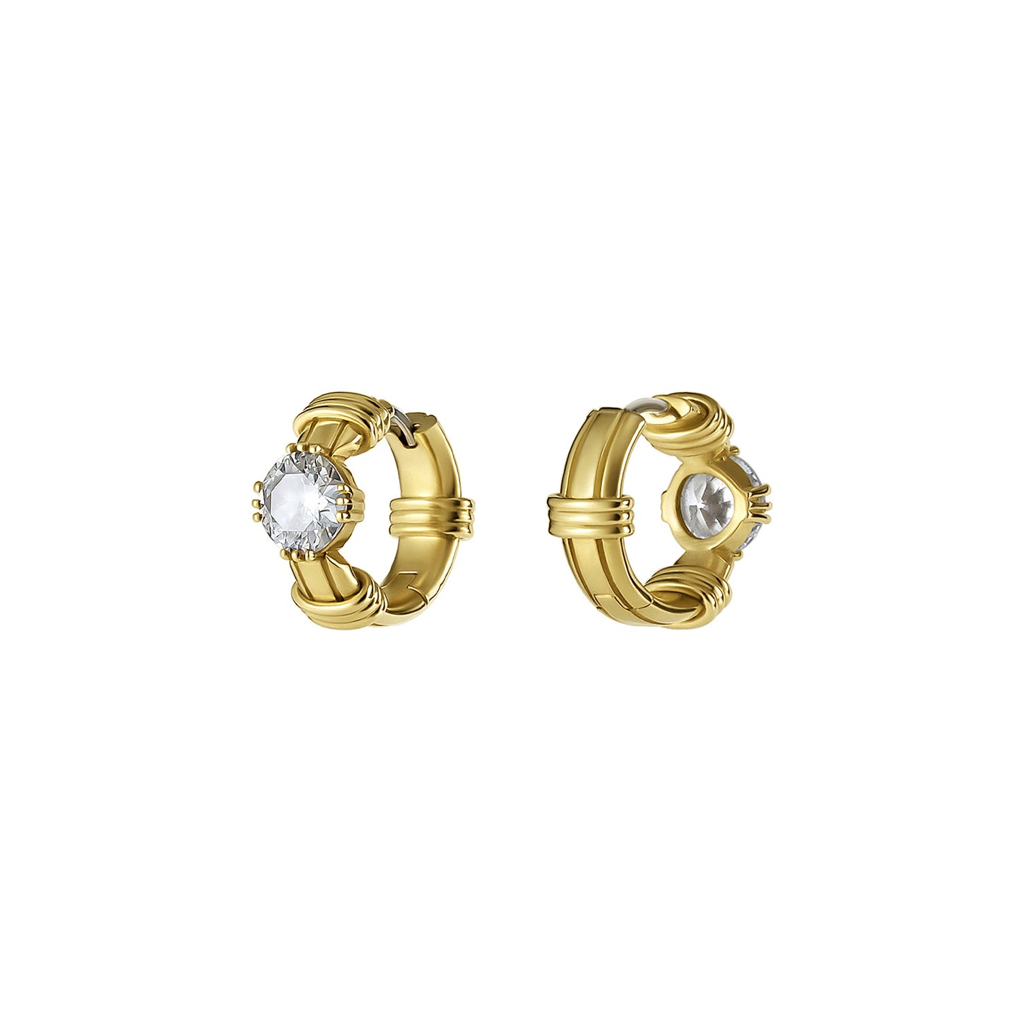 Diamond Noeud Earring