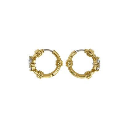 Diamond Noeud Earring
